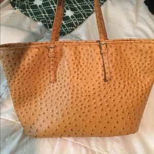 Imoshion ostrich gold tote large size