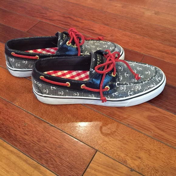 Sperry Topsiders (Nautical print)