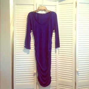 Ruched Tshirt dress