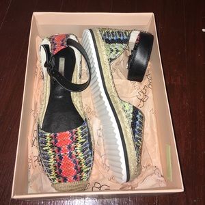 BCBG espadrilles sandals NWT