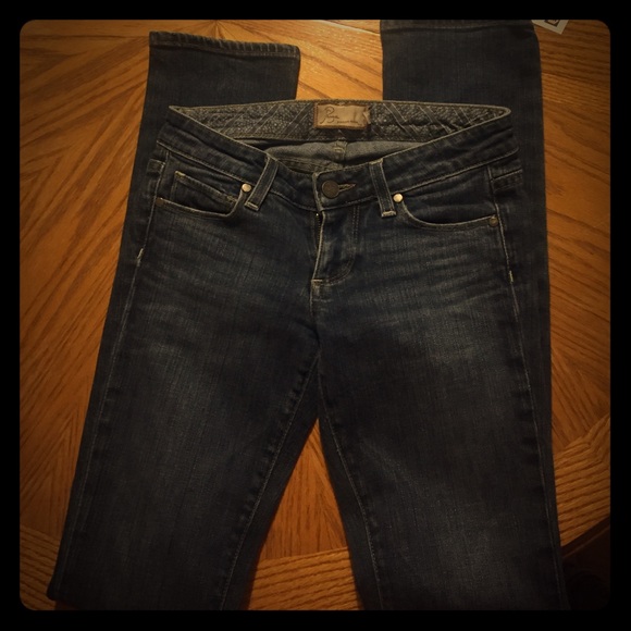 Paige Denim size 25 blue heights skinny jeans