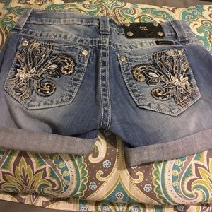 Denim Miss Me Shorts