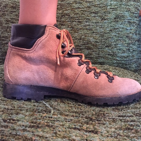 ⛺️ suede & leather hiking boots🏞 size 7