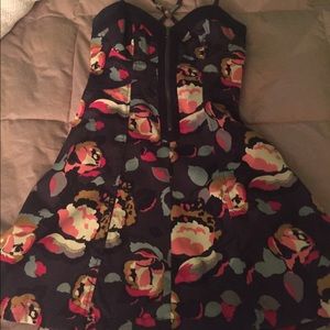 Denim front zipper FCUK dress