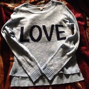 Blue thin sweatshirt from Adam Levine collection