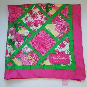 Lilly Pulitzer Silk Scarf Jubilee 24"x48" NEW