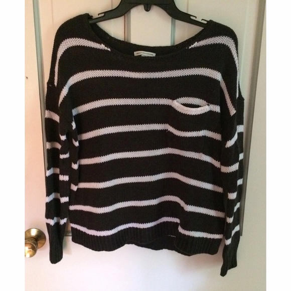 Striped Knit AEO Sweater - Picture 1 of 2