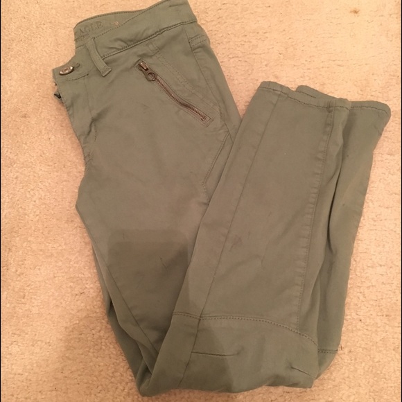 American eagle green army pants