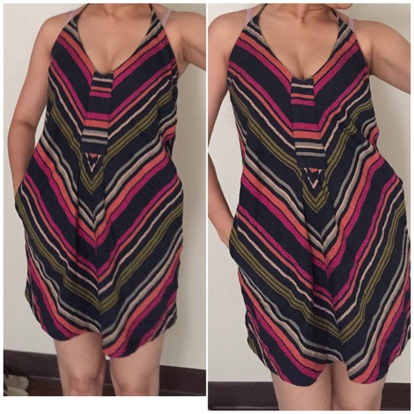 GAP Stripe halter dress