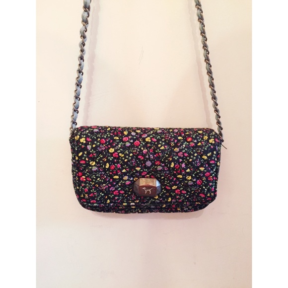 PINK Floral Crossbody Bag