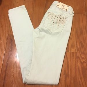 Mint Miss Me Jeans