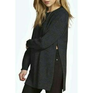 Side slit sweater