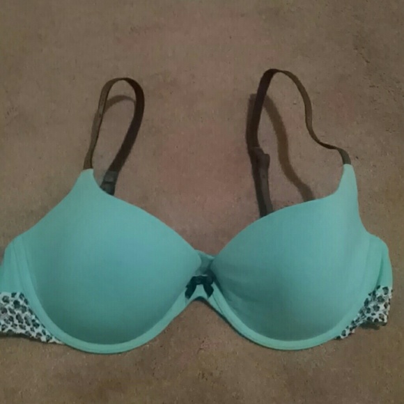 Blue and Black Bra!