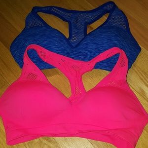 (2) Victoria's Secret workout push up bras