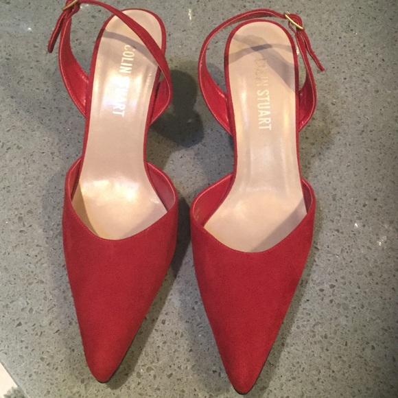 Colin Stuart suede heels