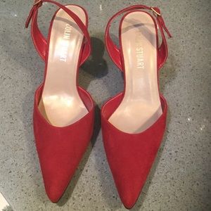 Colin Stuart suede heels
