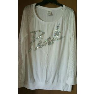 PINK Victoria's Secret Long Sleeve Sequin