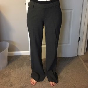 Gray flare dress pants