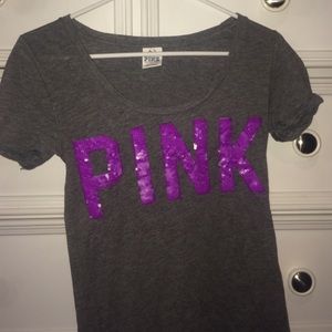 Gray short sleeve PINK by VS