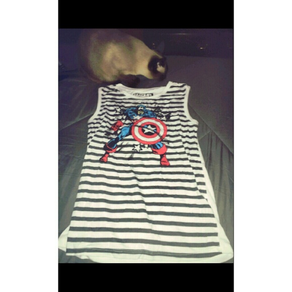 captain America tank top