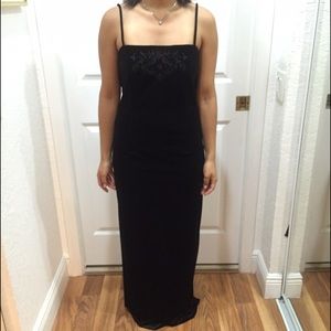 Black long dress