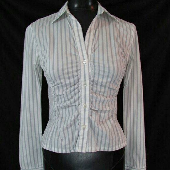 BCBG max azria button blouse /twist