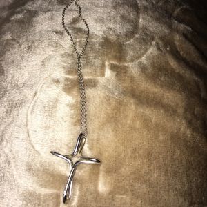 Tiffany cross and chain