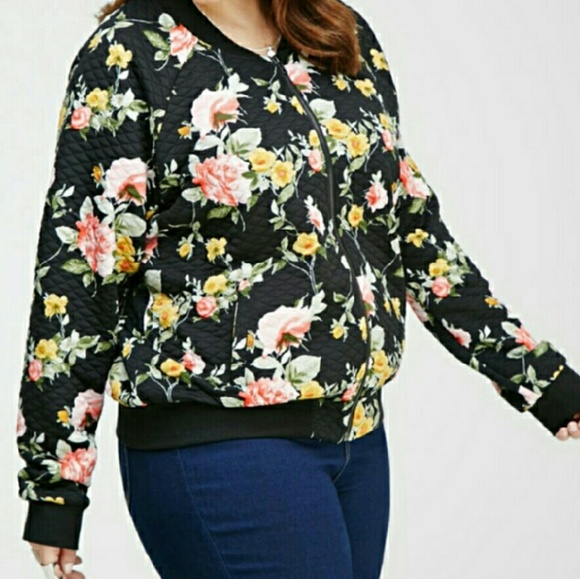 Forever 21 , Bomber floral jacket