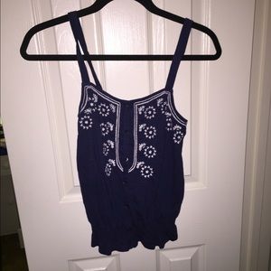 Navy blue tank top