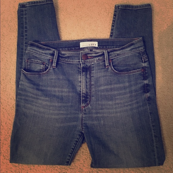 Loft high waisted modern skinny
