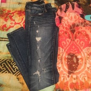 Mid waist skinny jeans