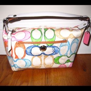 Coach vintage colorful C small purse