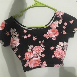 Floral crop top