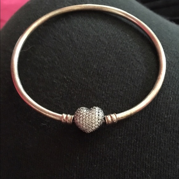 Authentic Always in my heart Pandora bangle