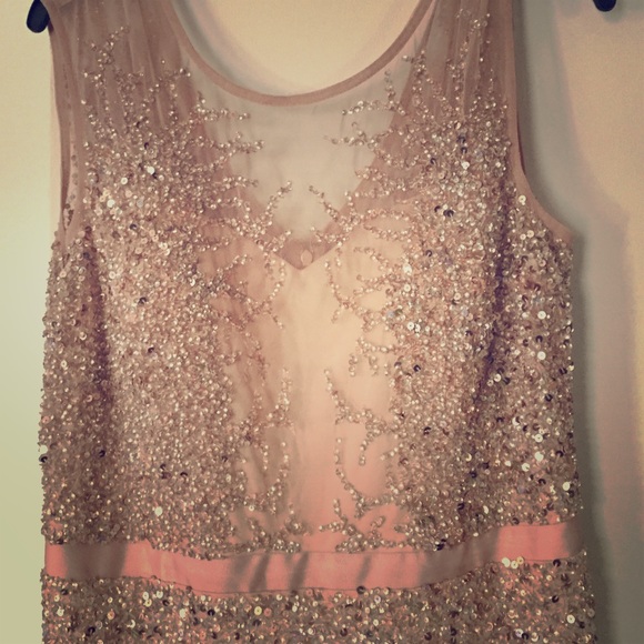 Beautiful sequin prom dress