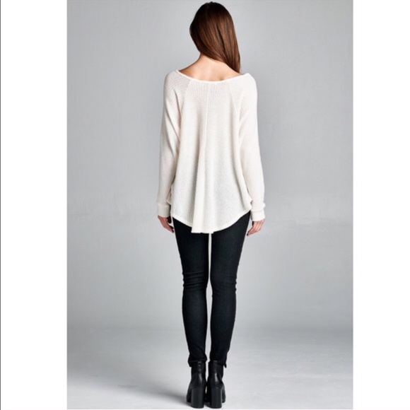 🆕JEANNE Dolman long sleeve top - IVORY - Picture 3 of 3