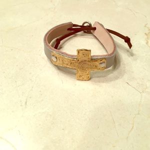 Never Worn cross bracelet