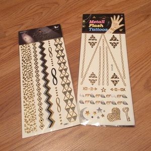 Metallic Flash tattoos