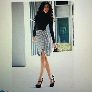 Venus houndstooth skirt (M)