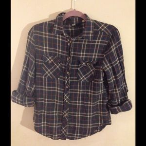 Plaid Button-up