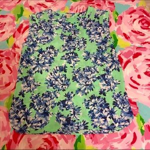 EUC J. Crew Floral Sleeveless Top