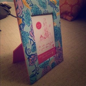 Lilly Pulitzer picture frame - alpha Xi delta