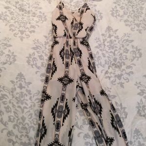 Aztec Print Jumpsuit