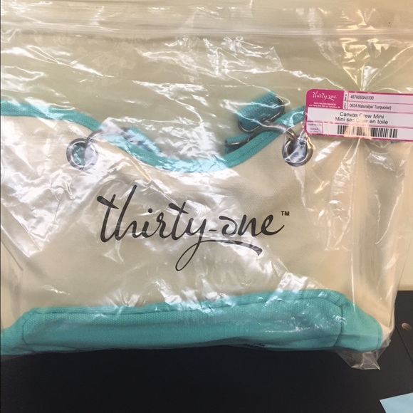 Thirty One mini canvas bag