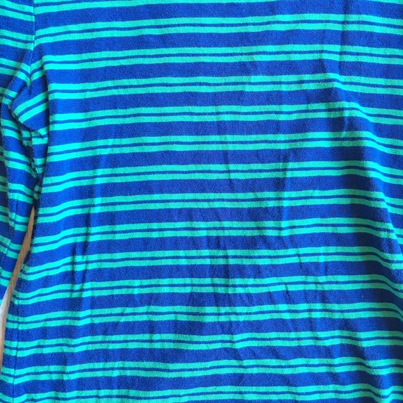 MOVING SALE‼️J. Crew Blue & Green Painter Tee 💚 - Picture 4 of 4