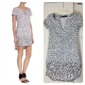 karen millen leopard print shirt dress