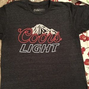 Men's medium coors shirt and medium Levi shirt