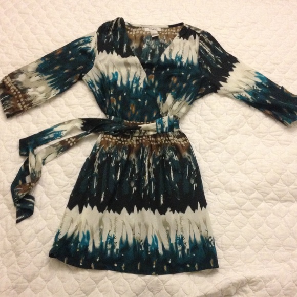 Multi color casual day dress