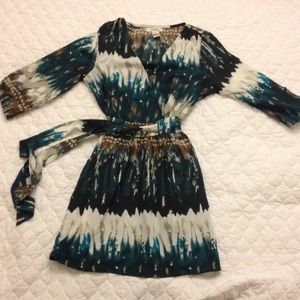 Multi color casual day dress