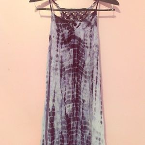 Tie dye maxi dress